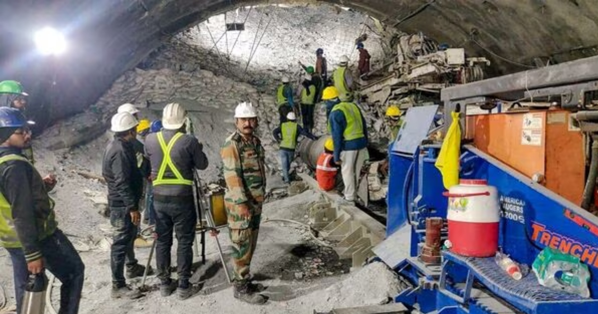 Silkyara tunnel collapse: Trapped workers in good health, communicating with rescue teams